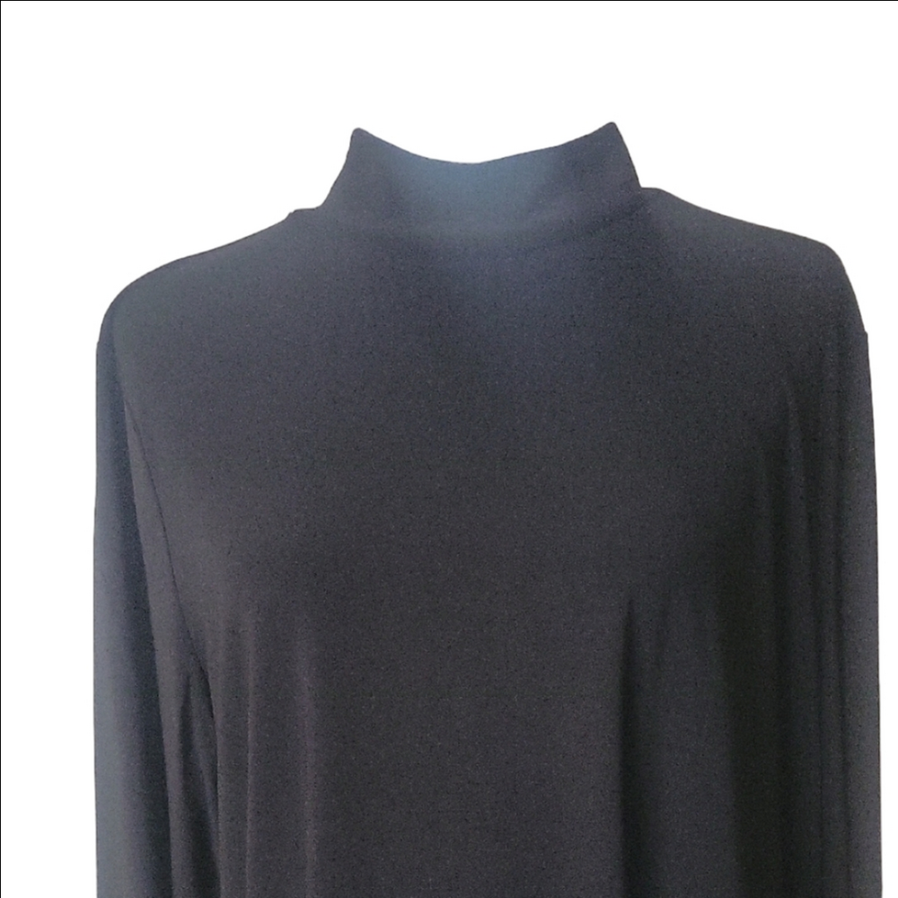 Anne Klein Black Tunic Top - Picture 4 of 10